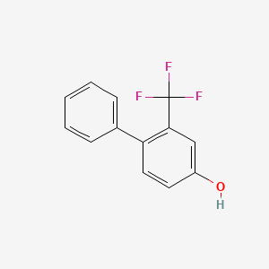 molecular formula C13H9F3O B13992734 2-Trifluoromethyl-biphenyl-4-ol 