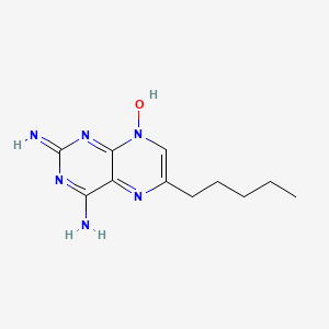 4-Amino-2-imino-6-pentylpteridin-8(2H)-ol