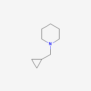 molecular formula C9H17N B13992919 1-(Cyclopropylmethyl)piperidine CAS No. 76787-83-2