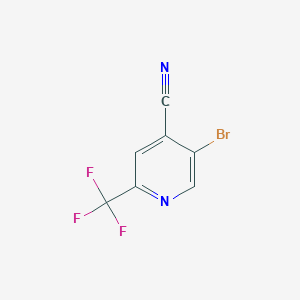 5-Bromo-2-(trifluoromethyl)isonicotinonitrile