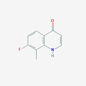 7-fluoro-8-methylquinolin-4(1H)-one