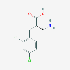 molecular formula C10H11Cl2NO2 B13992983 (S)-3-Amino-2-(2,4-dichlorobenzyl)propanoic acid 