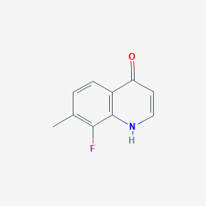 molecular formula C10H8FNO B1399300 8-fluoro-7-methylquinolin-4(1H)-one CAS No. 1375302-44-5