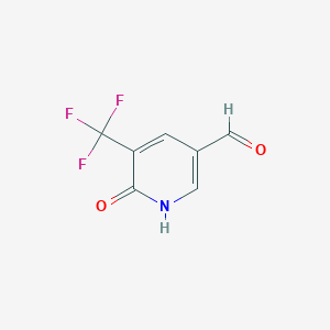 molecular formula C7H4F3NO2 B13993068 6-Hydroxy-5-(trifluoromethyl)nicotinaldehyde 