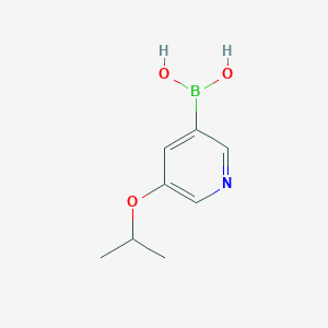 molecular formula C8H12BNO3 B1399309 (5-Isopropoxypyridin-3-yl)boronic acid CAS No. 850991-41-2