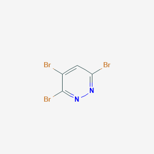 molecular formula C4HBr3N2 B1399322 3,4,6-三溴哒嗪 CAS No. 55928-86-4