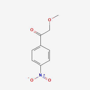 molecular formula C9H9NO4 B13993260 2-Methoxy-1-(4-nitrophenyl)ethanone CAS No. 7714-12-7