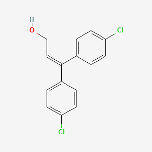 molecular formula C15H12Cl2O B13993300 3,3-Bis(4-chlorophenyl)prop-2-en-1-ol CAS No. 96089-74-6