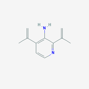 molecular formula C11H14N2 B13993445 2,4-Di(prop-1-en-2-yl)pyridin-3-amine 