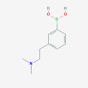 molecular formula C10H16BNO2 B13993521 (3-(2-(Dimethylamino)ethyl)phenyl)boronic acid 