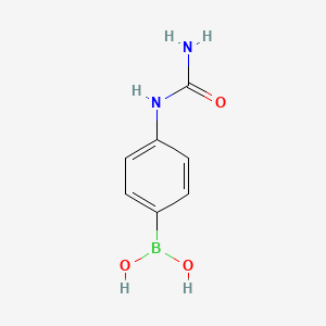 molecular formula C7H9BN2O3 B13993540 [4-(Carbamoylamino)phenyl]boronic acid CAS No. 102169-43-7