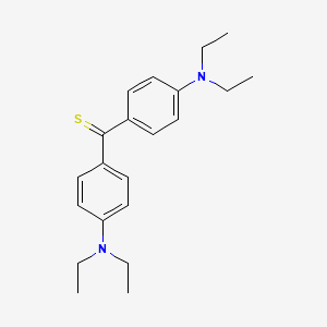 molecular formula C21H28N2S B13993599 Bis[4-(diethylamino)phenyl]methanethione CAS No. 25642-33-5