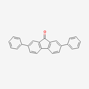 molecular formula C25H16O B13993657 2,7-Diphenyl-9H-fluoren-9-one 