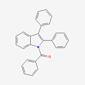 molecular formula C27H19NO B13993682 (2,3-Diphenylindol-1-yl)phenylmethanone CAS No. 5448-01-1