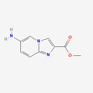 molecular formula C9H9N3O2 B13993737 Methyl 6-aminoimidazo[1,2-a]pyridine-2-carboxylate 