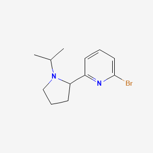2-Bromo-6-(1-isopropylpyrrolidin-2-yl)pyridine