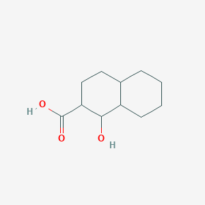 1-Hydroxydecahydronaphthalene-2-carboxylic acid