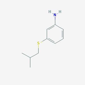 3-[(2-Methylpropyl)sulfanyl]aniline