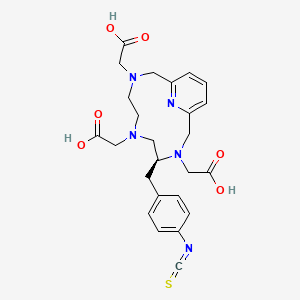 molecular formula C25H29N5O6S B1399403 p-SCN-Bn-pcta CAS No. 949147-44-8