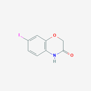 molecular formula C8H6INO2 B1399406 7-Iodo-2H-benzo[b][1,4]oxazin-3(4H)-one CAS No. 874840-87-6