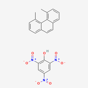 molecular formula C22H17N3O7 B13994166 4,5-Dimethylphenanthrene; 2,4,6-trinitrophenol CAS No. 6671-11-0