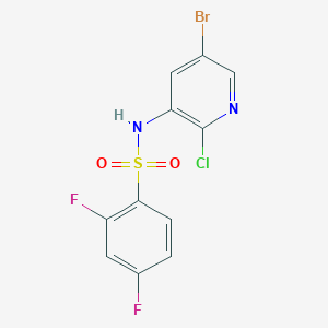 N-(5-bromo-2-chloropyridin-3-yl)-2,4-difluorobenzenesulfonamide