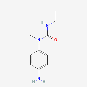 molecular formula C10H15N3O B13994172 1-(4-Aminophenyl)-3-ethyl-1-methylurea CAS No. 1094458-59-9