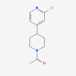 1-(4-(2-Chloropyridin-4-yl)piperidin-1-yl)ethanone