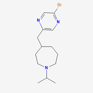 4-((5-Bromopyrazin-2-yl)methyl)-1-isopropylazepane