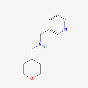 molecular formula C12H18N2O B1399463 [(氧杂-4-基)甲基][(吡啶-3-基)甲基]胺 CAS No. 1340041-20-4