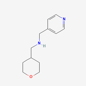 molecular formula C12H18N2O B1399464 [(氧杂-4-基)甲基][(吡啶-4-基)甲基]胺 CAS No. 1339707-91-3