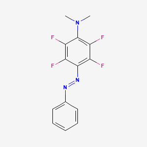 2,3,5,6-Tetrafluoro-n,n-dimethyl-4-[(e)-phenyldiazenyl]aniline