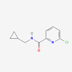 molecular formula C10H11ClN2O B1399481 6-chloro-N-(cyclopropylmethyl)pyridine-2-carboxamide CAS No. 1247996-69-5
