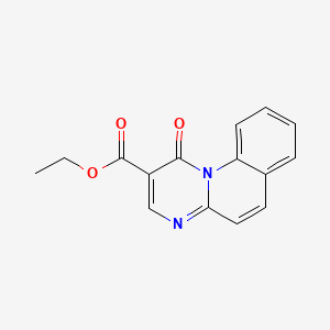 1H-Pyrimido[1,2-a]quinoline-2-carboxylic acid, 1-oxo-, ethyl ester