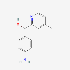 (4-Aminophenyl)(4-methylpyridin-2-yl)methanol