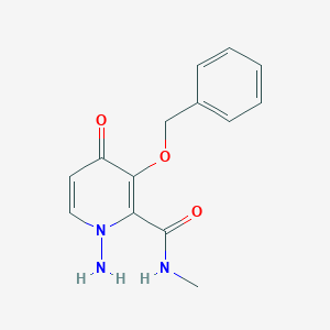 1-amino-3-(benzyloxy)-N-methyl-4-oxo-1,4-dihydropyridine-2-carboxamide