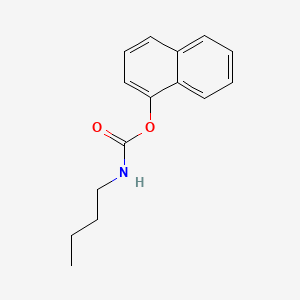 Carbamic acid, butyl-, 1-naphthalenyl ester