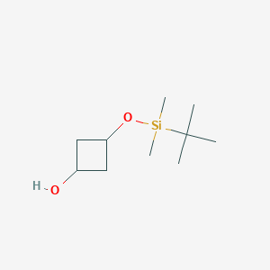 molecular formula C10H22O2Si B1399499 顺式-3-[[(1,1-二甲基乙基)二甲基甲硅烷基]氧基]环丁醇 CAS No. 1408074-89-4