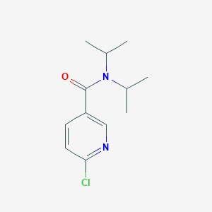 molecular formula C12H17ClN2O B1399500 6-氯代-n,n-二异丙基烟酰胺 CAS No. 905273-87-2