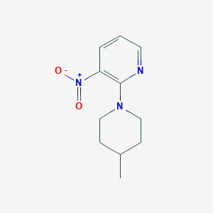 molecular formula C11H15N3O2 B1399502 2-(4-Methylpiperidin-1-yl)-3-nitropyridine CAS No. 1623884-98-9