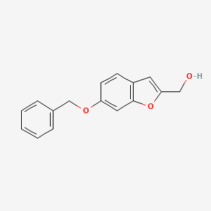 (6-Benzyloxy-benzofuran-2-yl)-methanol