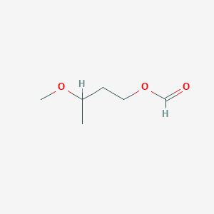 molecular formula C6H12O3 B13995382 3-Methoxybutyl formate CAS No. 5437-07-0