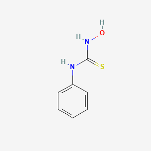 molecular formula C7H8N2OS B13995407 1-Hydroxy-3-phenylthiourea CAS No. 6919-35-3