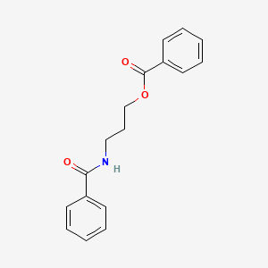 molecular formula C17H17NO3 B13995433 3-(Benzoylamino)propyl benzoate CAS No. 5433-09-0