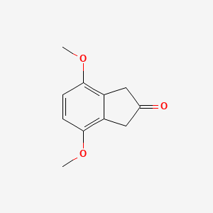 molecular formula C11H12O3 B13995481 2H-Inden-2-one, 1,3-dihydro-4,7-dimethoxy- 