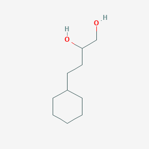 molecular formula C10H20O2 B13995489 4-Cyclohexylbutane-1,2-diol CAS No. 106731-38-8