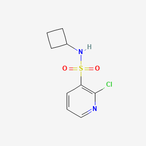 B1399566 2-chloro-N-cyclobutylpyridine-3-sulfonamide CAS No. 1247365-21-4