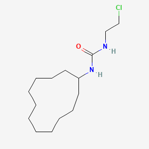 molecular formula C15H29ClN2O B13995710 Urea, 1-(2-chloroethyl)-3-cyclododecyl- CAS No. 13908-29-7