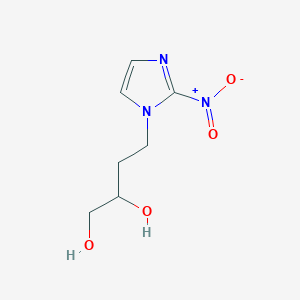 molecular formula C7H11N3O4 B13995779 4-(2-Nitroimidazol-1-yl)butane-1,2-diol CAS No. 80479-63-6