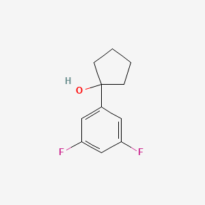 molecular formula C11H12F2O B1399585 1-(3,5-Difluorophenyl)cyclopentan-1-OL CAS No. 1344015-79-7